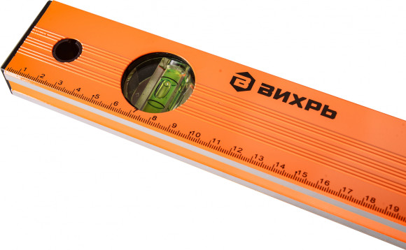 Уровень Вихрь 73/11/4/4 пузырьковый 3глаз. оранжевый