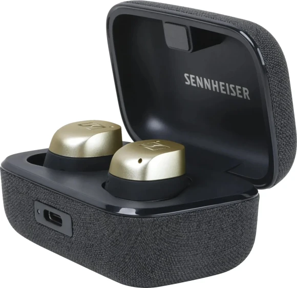 Гарнитура внутриканальные Sennheiser Momentum True Wireless 4 синий беспроводные bluetooth в ушной раковине (700441 MTW4 GOLD)