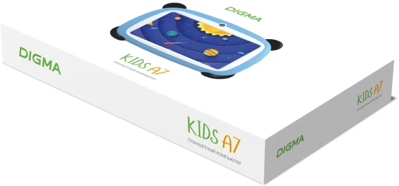 Планшет Digma Kids A7 SC9863A (1.6) 8C RAM2Gb ROM32Gb 7" IPS 1024x600 4G Android 11.0 Go синий 2Mpix 0.3Mpix BT WiFi microSD 128Gb 2800mAh 140hrs