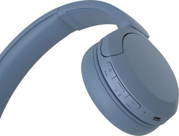 Наушники накладные Sony WH-CH520 синий беспроводные bluetooth оголовье (WH-CH520/L) Наушники накладные Sony WH-CH520 синий беспроводные bluetooth оголовье (WH-CH520/L)
