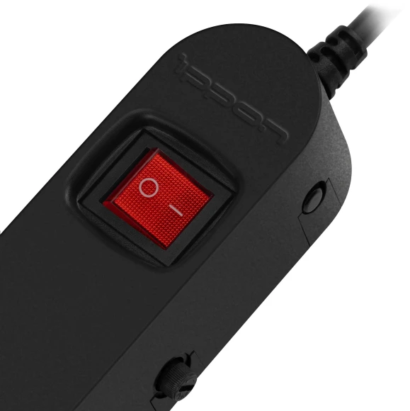 Сетевой фильтр Ippon NF-EU-3-16 3м (6 розеток) черный (коробка)