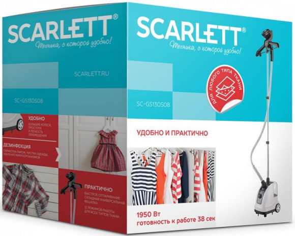 Машинка для стрижки Scarlett SC-HC63C11 черный 15Вт (насадок в компл:4шт)