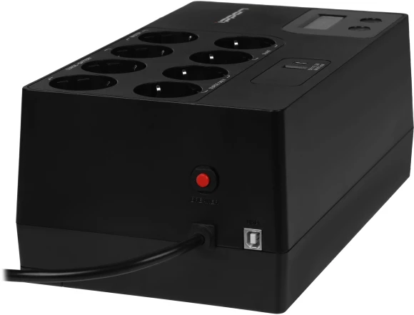 Источник бесперебойного питания Ippon Kirpich 650 360Вт 650ВА черный Источник бесперебойного питания Ippon Kirpich 650 360Вт 650ВА черный