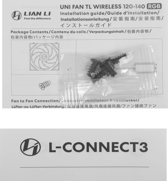 Вентилятор для корпуса Lian-Li Uni Fan TL Wireless 120 ARGB 120х124x28 черный 4-pin 33дБ (G99.12TL1W1B.R0) Ret
