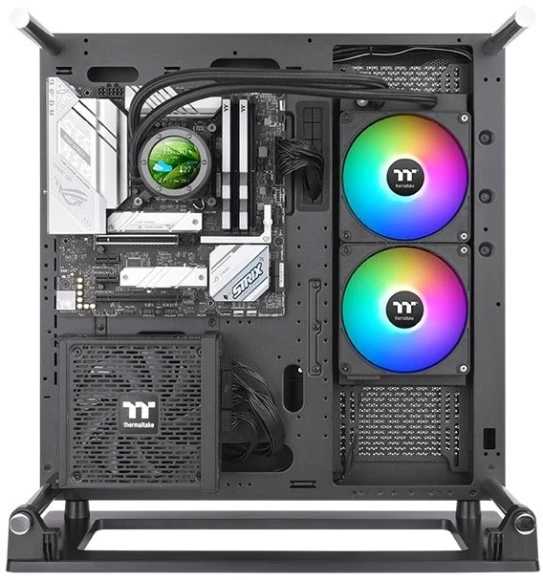 Система водяного охлаждения Thermaltake TH280 V2 Ultra EX ARGB Soc-AM5/AM4/1200/1700/1851 черный 4-pin 30.7dB Al LCD 360W Ret (CL-W416-PL14SW-A)