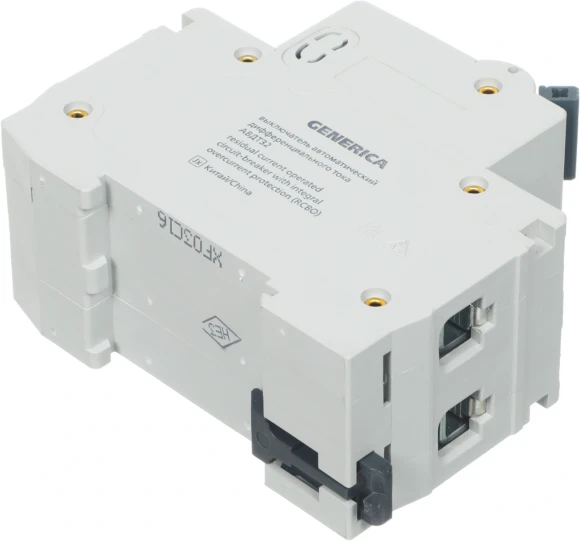 Выключатель автом. дифф. тока IEK MAD25-5-016-C-30 АВДТ 32 Generica 16A тип C 6kA 30мА AC 2П 230В 2мод серый (упак.:1шт) Выключатель автом. дифф. тока IEK MAD25-5-016-C-30 АВДТ 32 Generica 16A тип C 6kA 30мА AC 2П 230В 2мод серый (упак.:1шт)