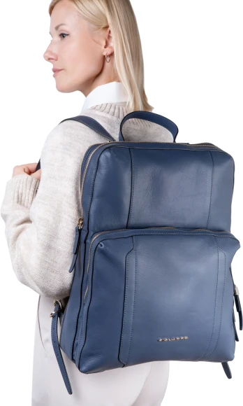 Рюкзак женский Piquadro Circle CA6216W92/BLU4 синий кожа
