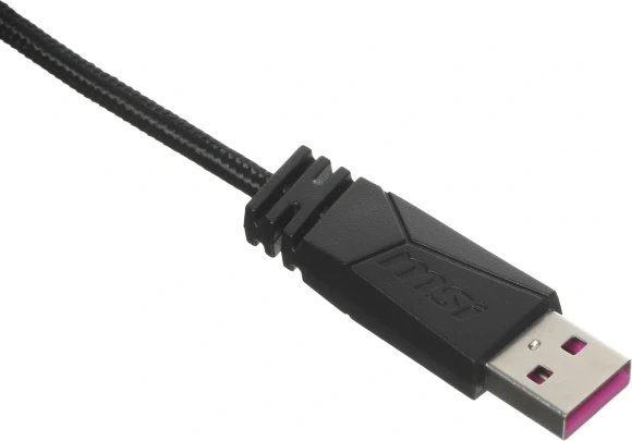 Клавиатура MSI STRIKE 600 Silent механическая серый/черный USB Multimedia for gamer LED (S11-04RU256-CLA) кабель 1.8м