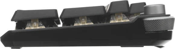 Клавиатура MSI STRIKE 600 Silent механическая серый/черный USB Multimedia for gamer LED (S11-04RU256-CLA) кабель 1.8м