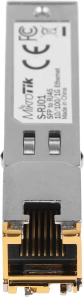 Модуль SFP MikroTik S-RJ01 Модуль SFP MikroTik S-RJ01