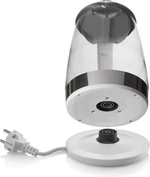 Чайник электрический Gorenje K17GXG 1.7л. 2200Вт белый/серебристый корпус: стекло/пластик