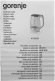 Чайник электрический Gorenje K17GXG 1.7л. 2200Вт белый/серебристый корпус: стекло/пластик