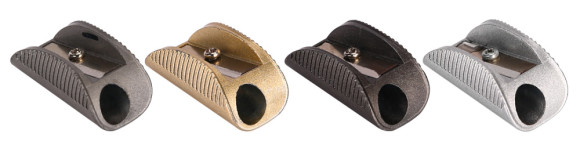 Точилка для карандашей ручная Deli ER01700 1 отверстие металл ассорти дисплей