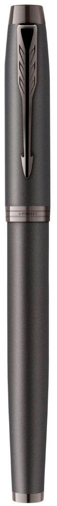 Ручка роллер Parker IM Monochrome T328 (2172960) Gun Metal F черн. черн. подар.кор.