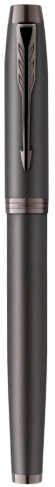 Ручка роллер Parker IM Monochrome T328 (2172960) Gun Metal F черн. черн. подар.кор.