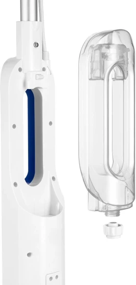 Швабра паровая Kitfort КТ-1048-3 1300Вт белый/синий Швабра паровая Kitfort КТ-1048-3 1300Вт белый/синий