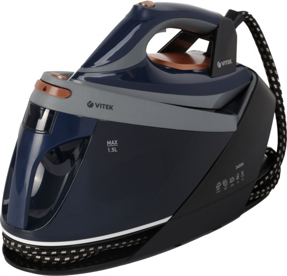 Парогенератор Vitek Metropolis 2430-VT-01 2400Вт синий/черный