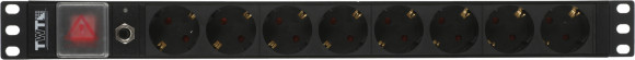 Блок распределения питания Lanmaster TWT-PDU19-10A8P гор.размещ. 8xSchuko базовые 10A