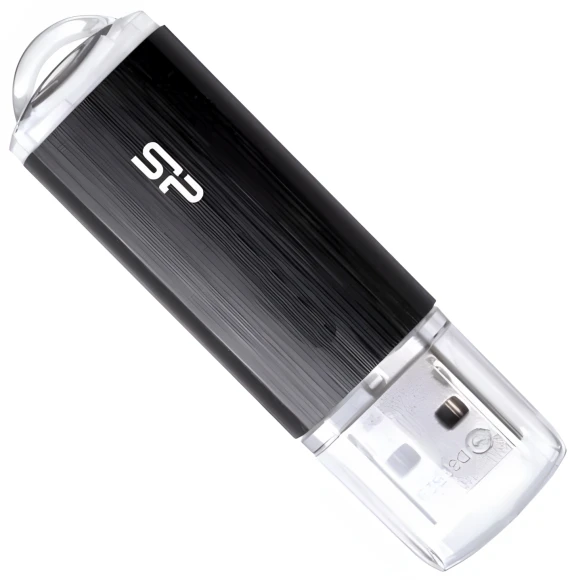 Флеш Диск Silicon Power 64Gb Ultima U02 SP064GBUF2U02V1K USB2.0 черный