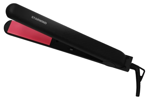 Выпрямитель Starwind SHE5500 25Вт черный/розовый макс.темп.:200С покрытие:керамическое Выпрямитель Starwind SHE5500 25Вт черный/розовый макс.темп.:200С покрытие:керамическое