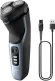Бритва роторная Philips S3243/12 реж.эл.:3 питан.:аккум. голубой/серебристый
