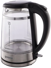 Чайник электрический Gorenje K17GDW 1.7л. 2200Вт черный корпус: металл/пластик Чайник электрический Gorenje K17GDW 1.7л. 2200Вт черный корпус: металл/пластик