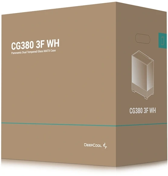 Корпус Deepcool CG380 3F белый без БП mATX 6x120mm 3x140mm 2xUSB3.0 audio bott PSU