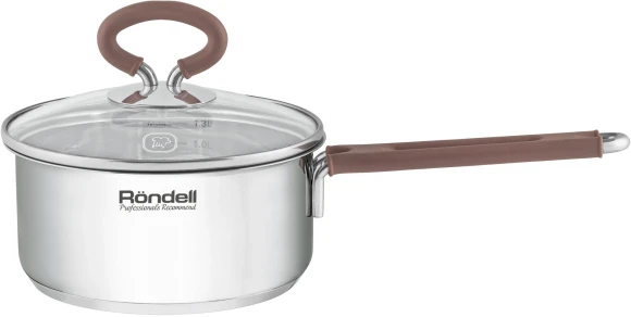 Ковш Rondell Etery RDS-1598 1.3л. d=16см (с крышкой) стальной