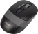 Мышь A4Tech Fstyler FG10S черный/серый оптическая 2000dpi silent беспров. USB для ноутбука 4but (FG10S GREY)