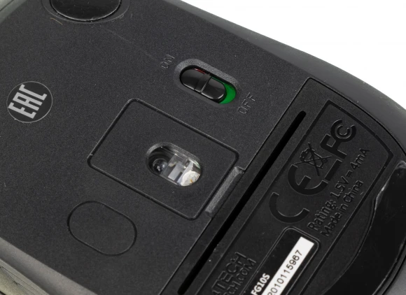 Мышь A4Tech Fstyler FG10S черный/серый оптическая 2000dpi silent беспров. USB для ноутбука 4but (FG10S GREY)