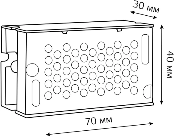 Блок питания Gauss 202003015 встраив. для лен.светод. черный