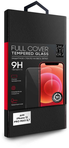 Защитное стекло для экрана Smarterra 3D Full Cover прозрачный для Apple iPhone 12 Pro Max антиблик. 1шт. (SFCGIP12PMTR) Защитное стекло для экрана Smarterra 3D Full Cover прозрачный для Apple iPhone 12 Pro Max антиблик. 1шт. (SFCGIP12PMTR)