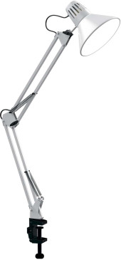 Светильник Gauss GTL001 (GT0011) настольный на струбцине E27 белый 60Вт