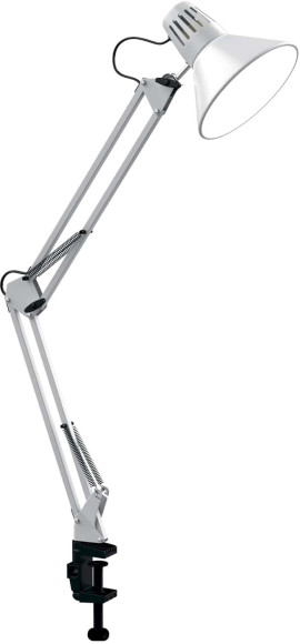 Светильник Gauss GTL001 (GT0011) настольный на струбцине E27 белый 60Вт