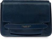 Сумка шоппер женская The Bridge Mirra 04130401/YH темно-синяя натур.кожа