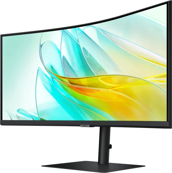 Монитор Samsung 34" ViewFinity S6 S34C650UAIXCI черный VA LED 5ms 21:9 HDMI M/M полуматовая 350cd 178гр/178гр 3440x1440 100Hz FreeSync DP Ultra WQHD USB 8кг