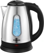 Чайник электрический Starwind SKS2100 1.8л. 1700Вт черный/прозрачный корпус: металл Чайник электрический Starwind SKS2100 1.8л. 1700Вт черный/прозрачный корпус: металл