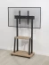 Стойка для телевизора Holder PR-108 черный/дуб 32"-65" макс.40кг напольный мобильный