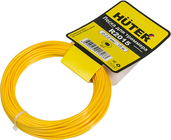 Леска для садовых триммеров Huter R2015 d=2мм L=15м для Huter GET-1200SL (71/1/9)