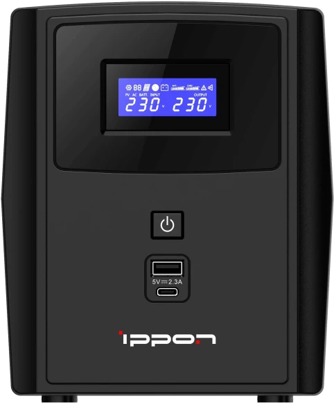 Источник бесперебойного питания Ippon Smart Power Pro II 1200 720Вт 1200ВА черный