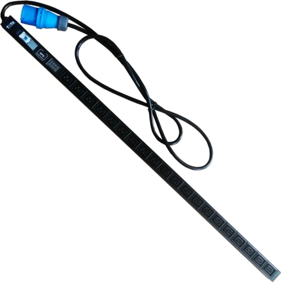 Блок распределения питания Lanmaster TWT-PDVI-20C9-I9 гор.размещ. 20xC19 базовые 32A IEC 309 3м