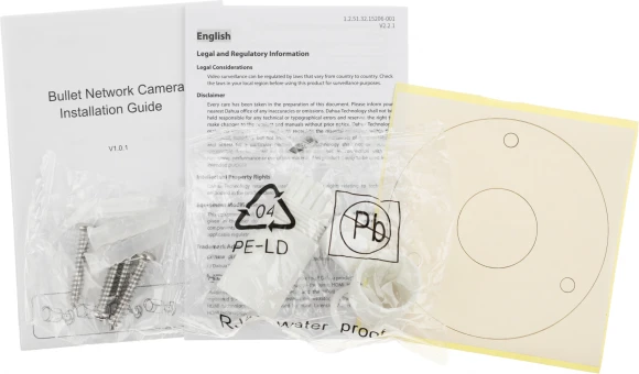 Камера видеонаблюдения IP Dahua DH-IPC-HFW3441E-S-0360B-S2 3.6-3.6мм цв. корп.:белый (DH-IPC-HFW3441EP-S-0360B-S2)