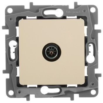 Розетка телев. Legrand Etika 672351 скрыт. слоновая кость