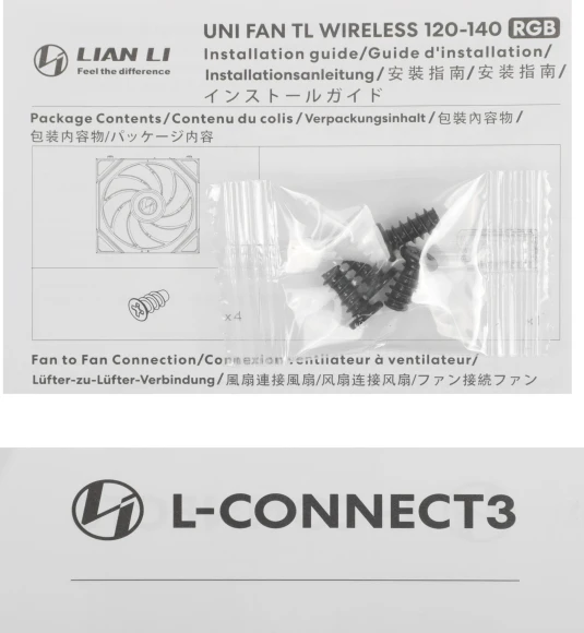 Вентилятор для корпуса Lian-Li Uni Fan TL Wireless 120 ARGB 120х124x28 белый 4-pin 33дБ (G99.12TL1W1W.R0) Ret