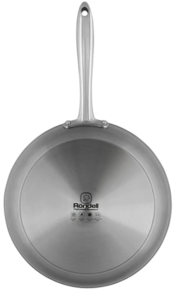Сковорода Rondell Glisset RDA-1101 круглая 28см покрытие: TriTitan ручка несъемная (без крышки) серый