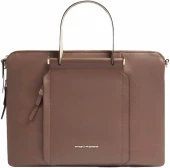 Сумка женская Piquadro Circle CA4021W92/MBE с отделением для ноутбука 15.6" коричневая натур.кожа