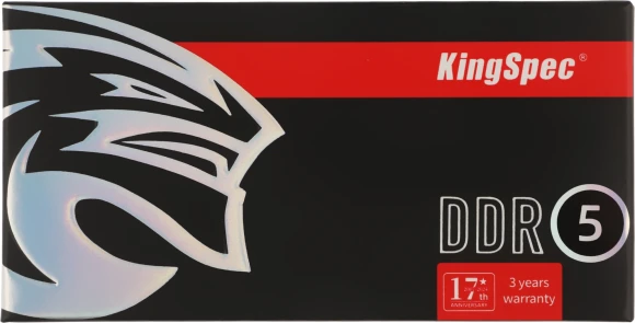 Память DDR5 16GB 5200MHz Kingspec KS5200D5N11016G RTL PC5-41600 CL40 SO-DIMM 288-pin 1.1В single rank Ret Память DDR5 16GB 5200MHz Kingspec KS5200D5N11016G RTL PC5-41600 CL40 SO-DIMM 288-pin 1.1В single rank Ret