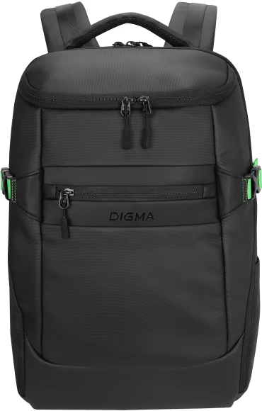 Рюкзак для ноутбука 15.6" Digma Business B1 черный полиэстер (DGBP15B1BK)
