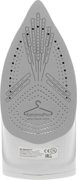 Утюг Scarlett Green Line SC-SI30K60 2400Вт белый/серый