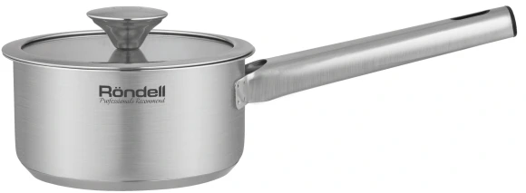 Ковш Rondell Modern RDS-1745 0.9л. d=14см (с крышкой) стальной